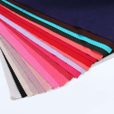 Pure color spandex woven stretch cotton satin fabric for cloth